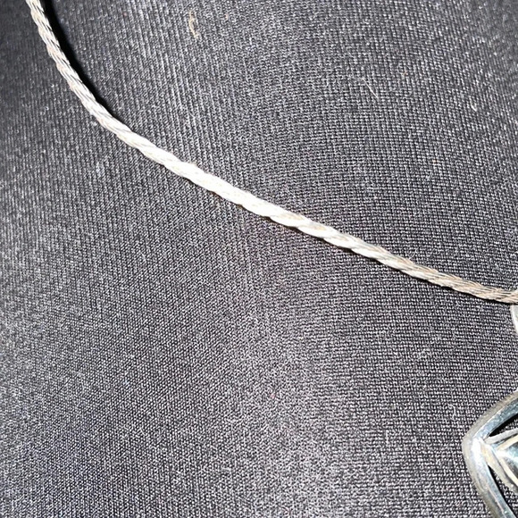 Women’s necklace chain sterling silver vintage Sculpted cable - Picture 2 of 6